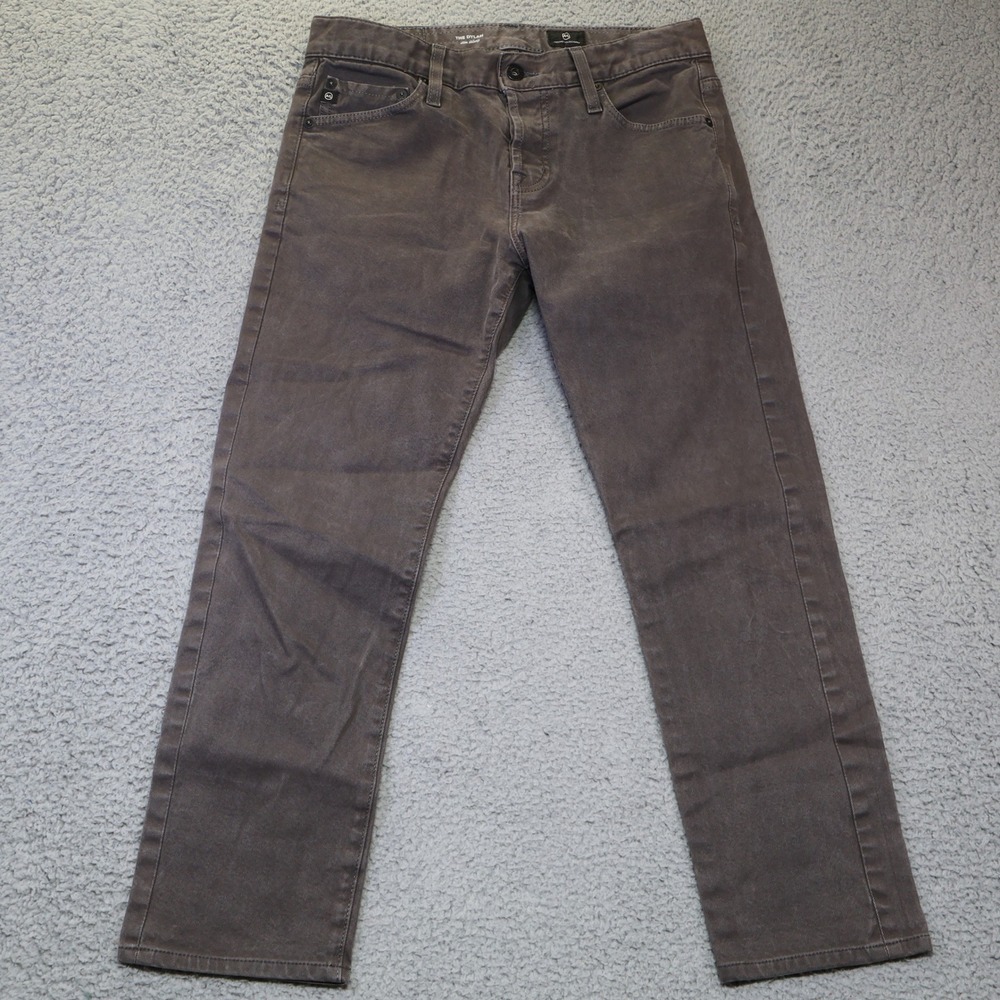 AG Adriano Goldschmied The Dylan Slim Skinny Pants Mens 29 Gray Charcoal